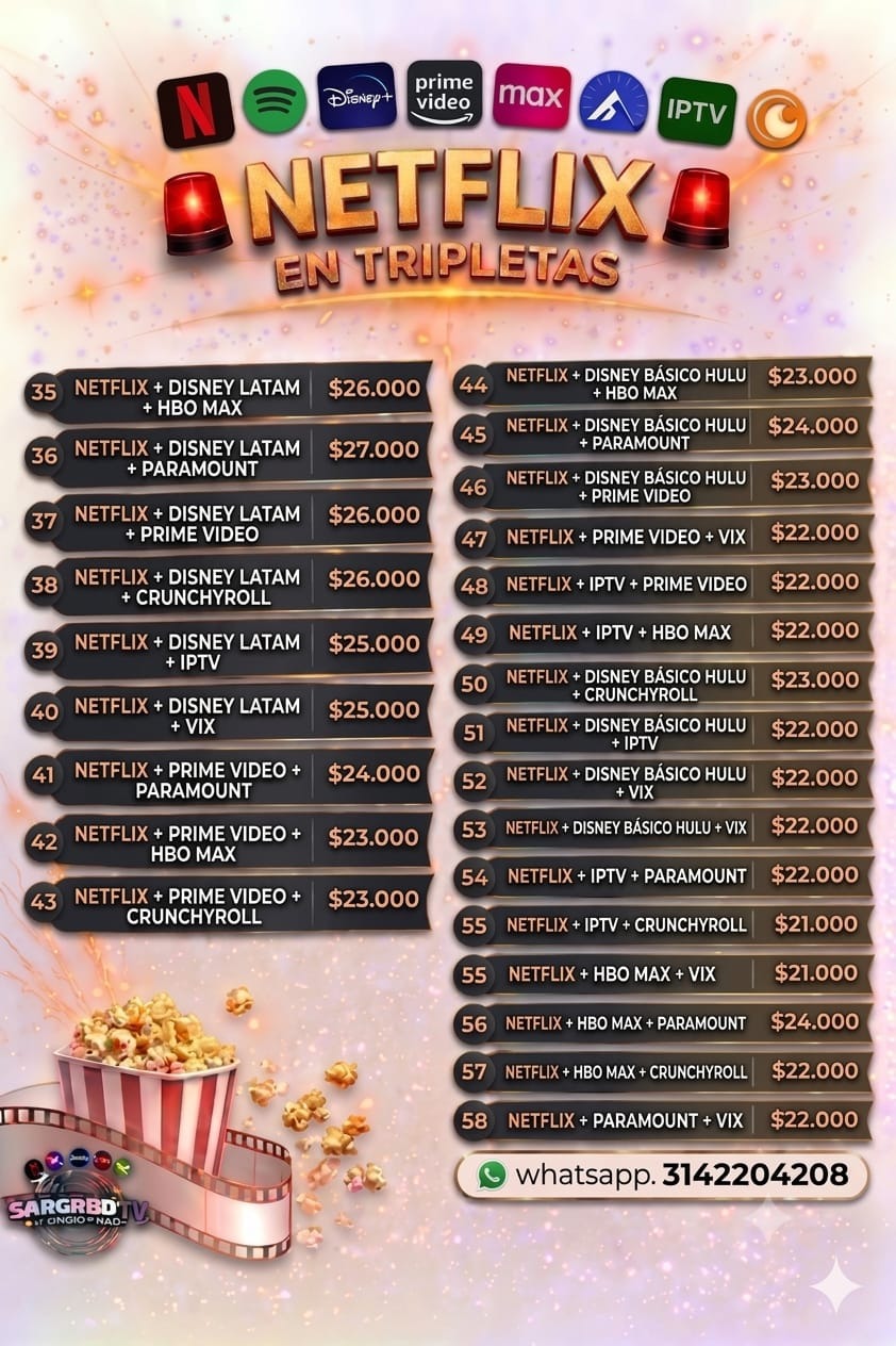 Netflix Tripleta